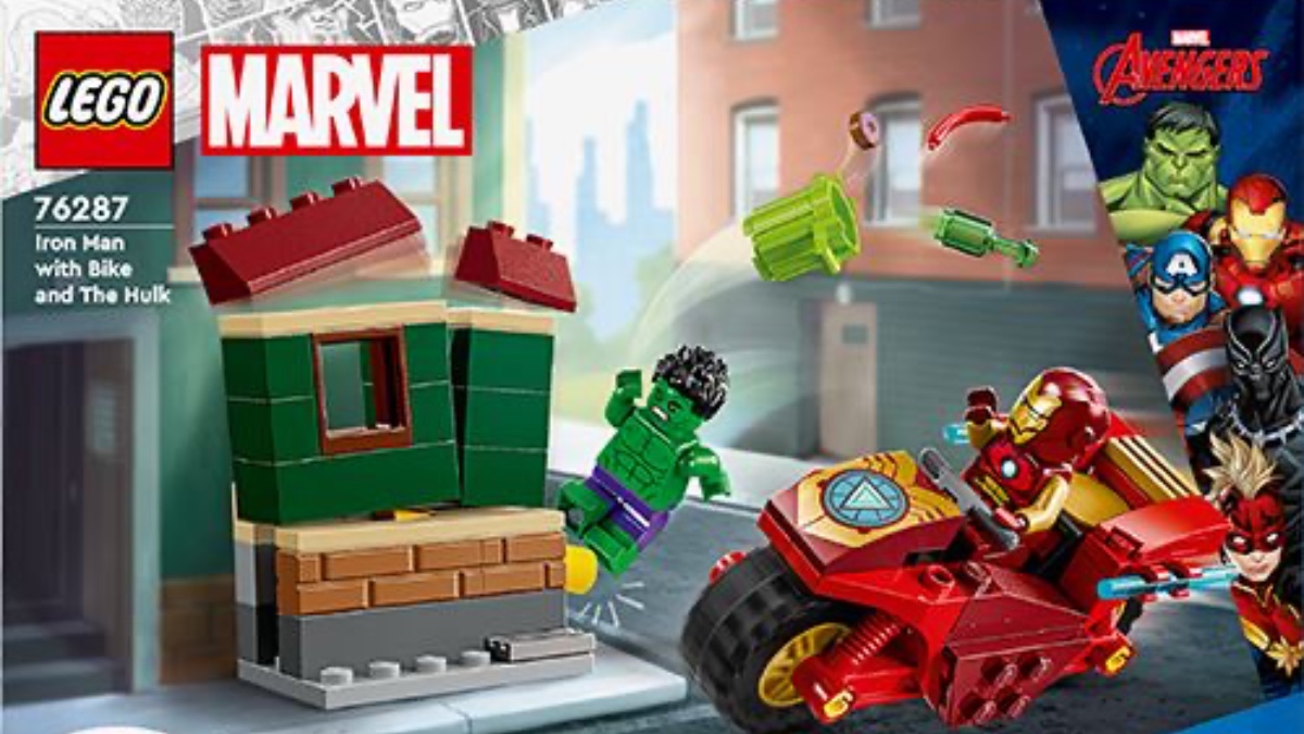 LEGO Marvel 76287 Iron Man with Bike and The Hulk revealed