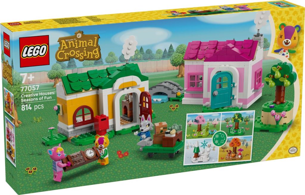 LEGO Animal Crossing 77057 Creative Houses Season of Fun box front 1024x657