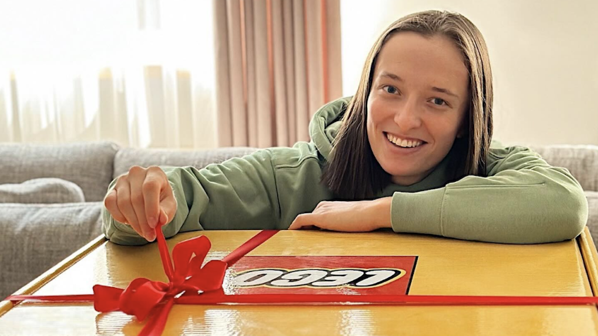 Tennis superstar Iga Swiatek shares unique LEGO sets made just for her