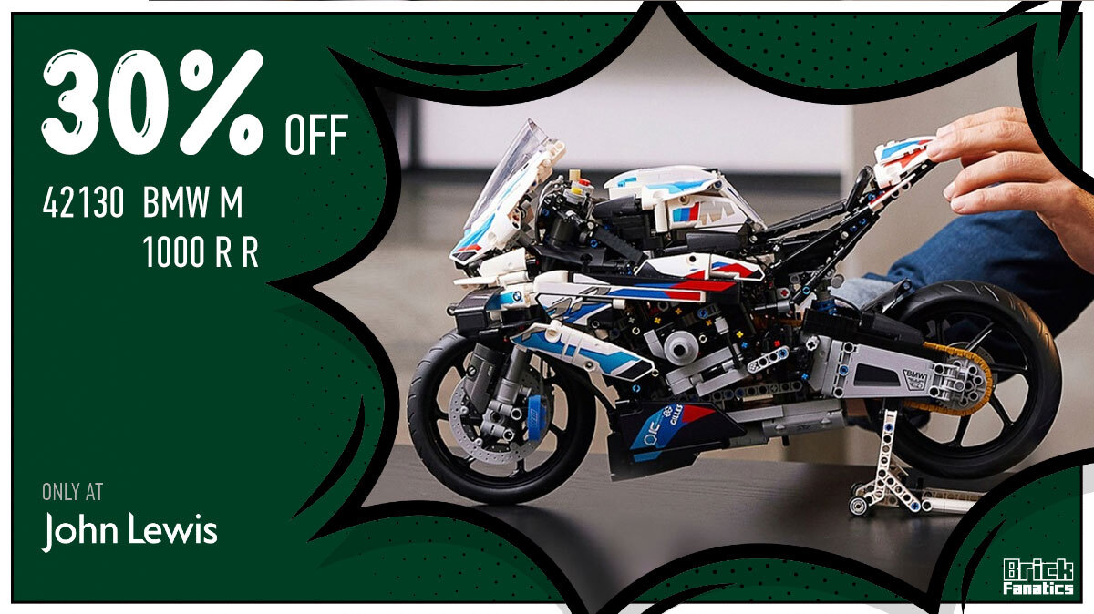 Ride over to John Lewis for huge 30% off 42130 BMW M 1000 RR