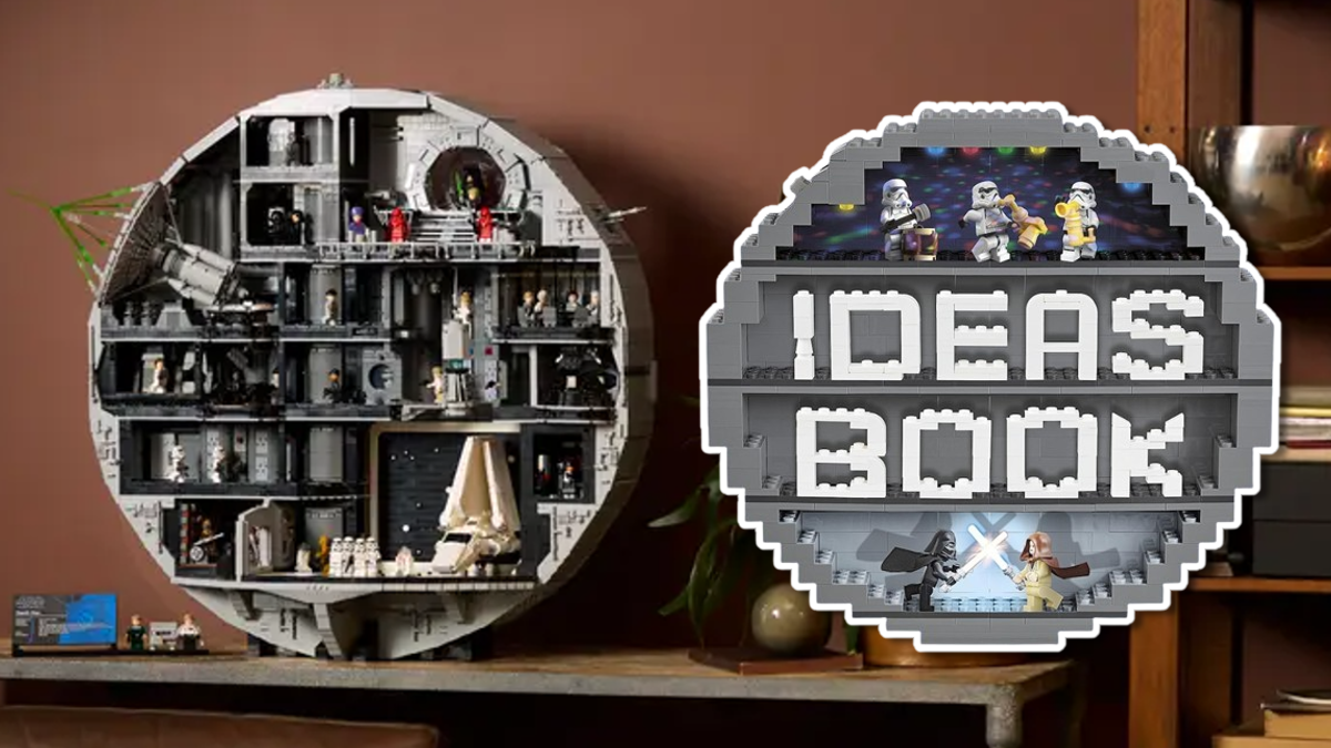LEGO UCS Death Star is an uncanny match for a past book build