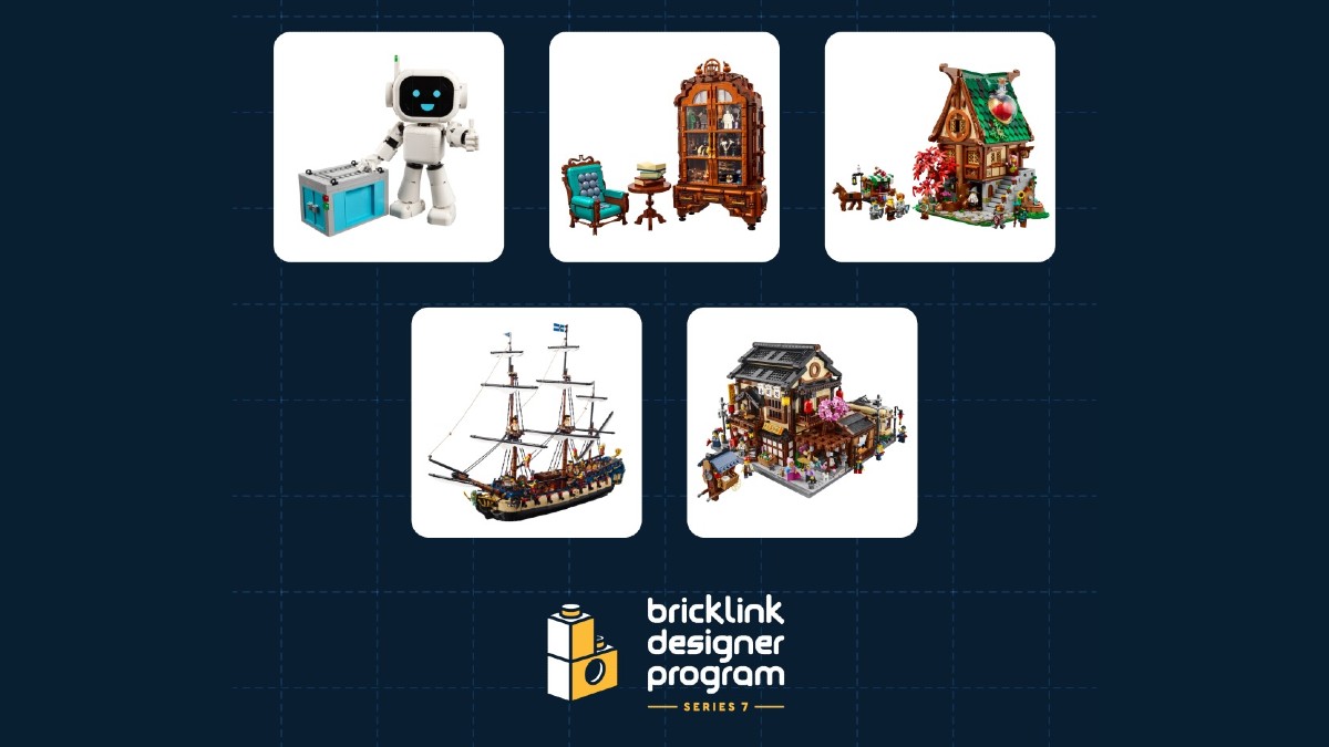 Comparing LEGO BrickLink Series 7 finalists to original designs