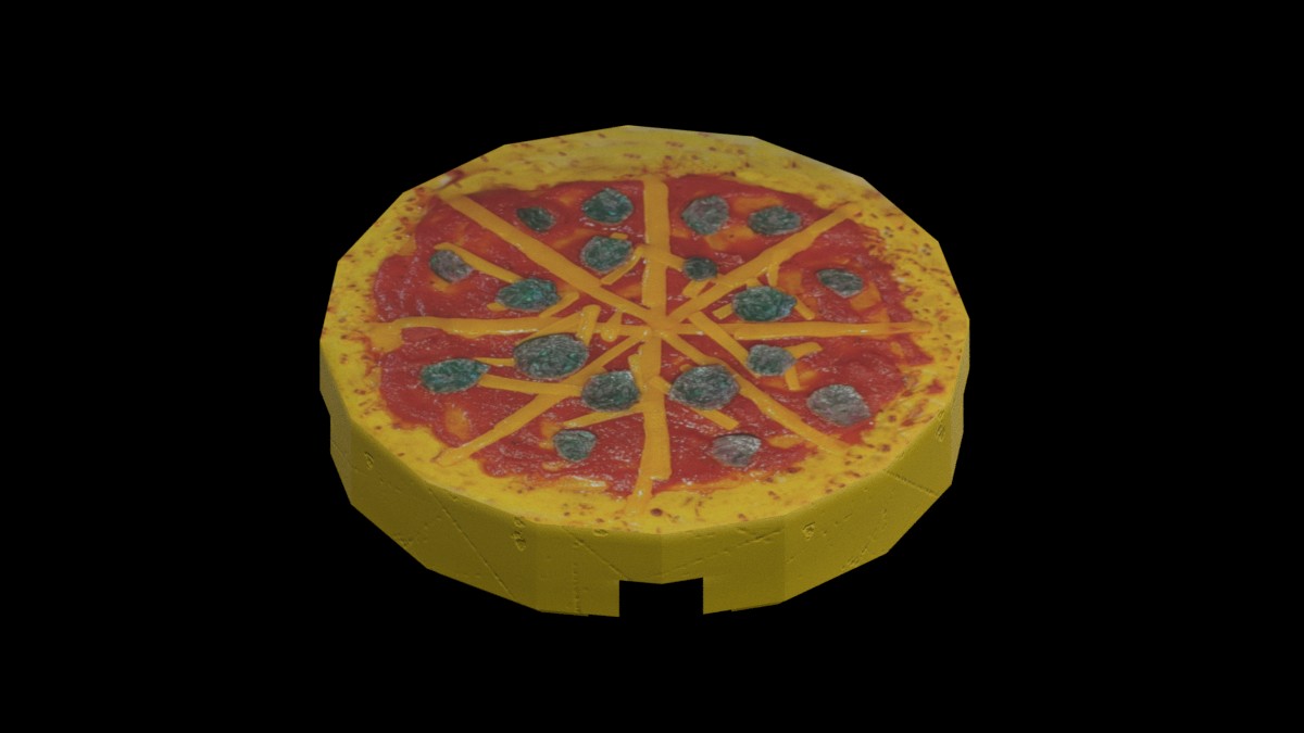 Ever wondered how a LEGO pizza would look in real life?