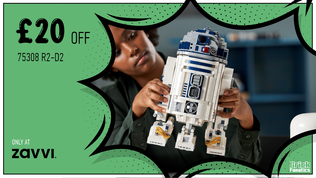 Zavvi's sale continues with 10% off LEGO Star Wars 75308 R2-D2 
