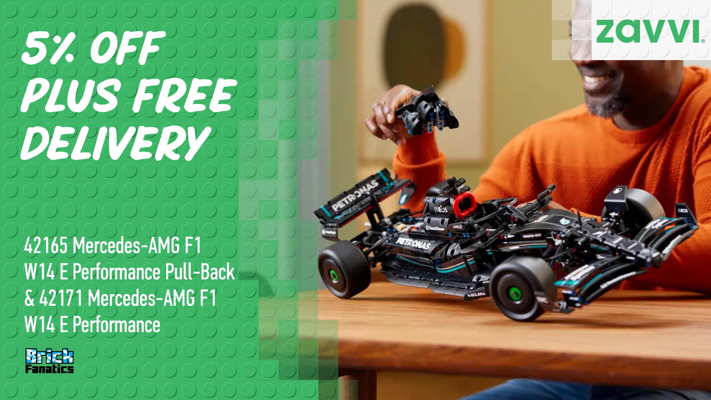Save on LEGO Technic Formula 1 Mercedes sets when you pre-order them