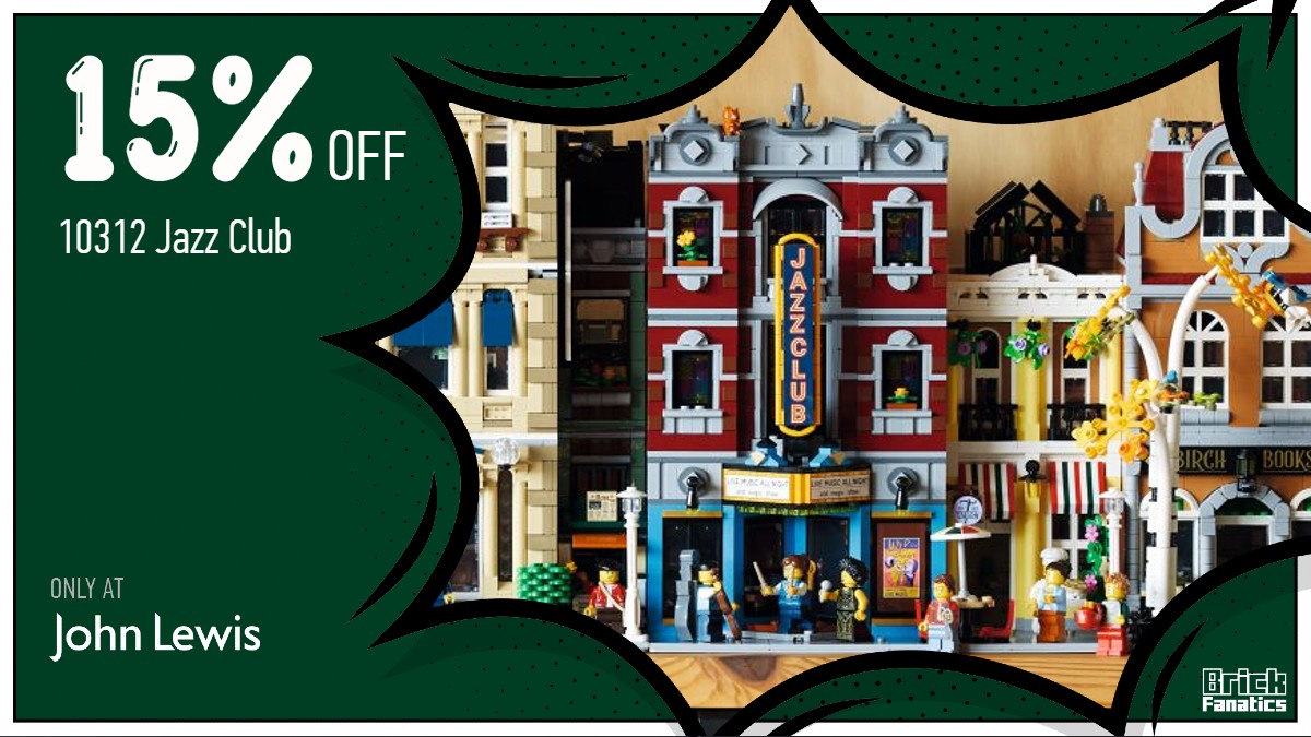 Swing by John Lewis and get 15% off LEGO Icons 10312 Jazz Club