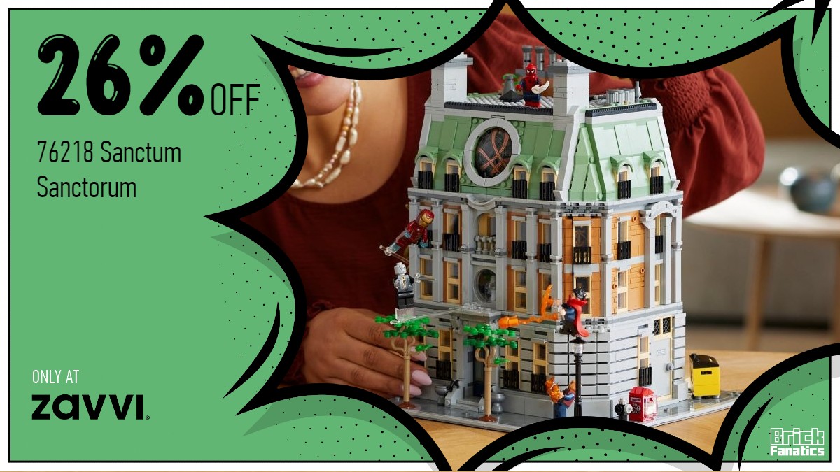 Expand your street with massive deal on LEGO Marvel 76218 Sanctum Sanctorum at Zavvi