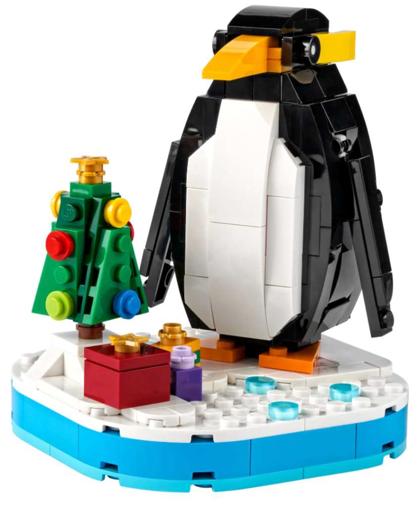LEGO seasonal 40498 Christmas Penguin contents