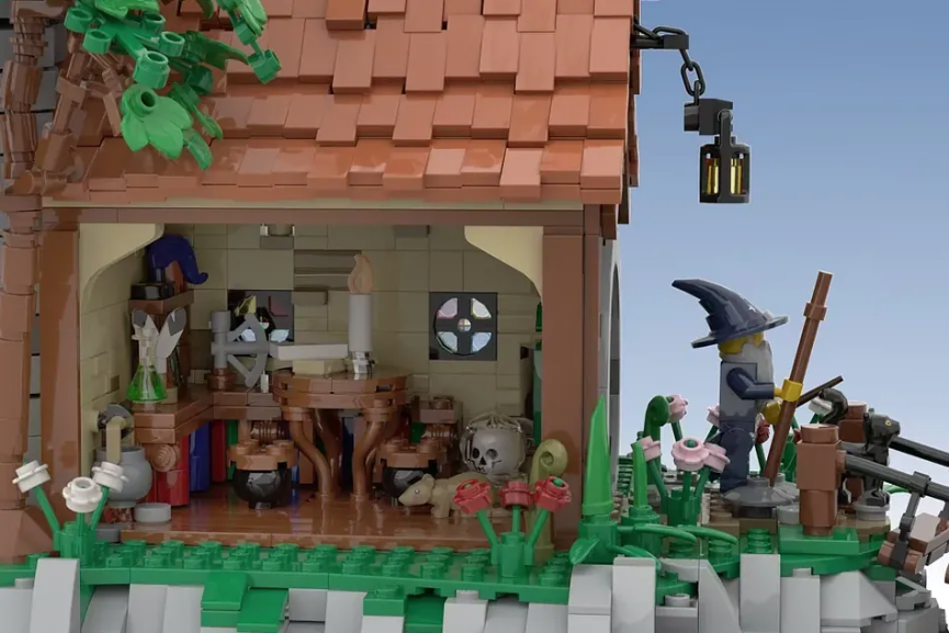 LEGO Ideas Wizards Hut 2
