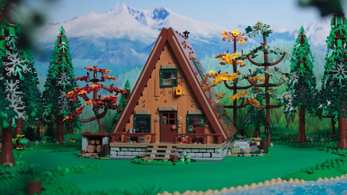 People are building LEGO Ideas 21338 A-Frame Cabin – and it's as cosy as it looks