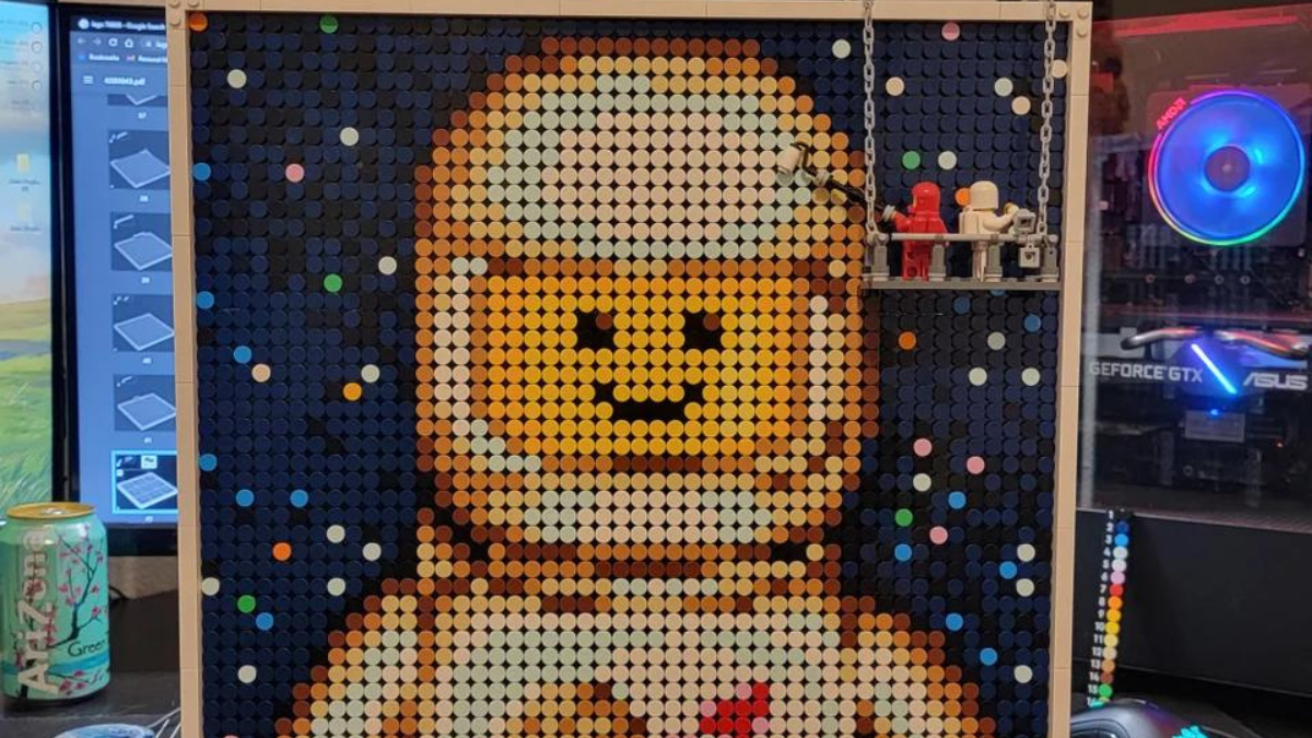 Upgrade LEGO Art 21226 Art Project with this neat addition