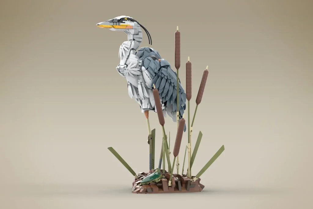 LEGO Ideas Great Blue Heron 4 1024x682