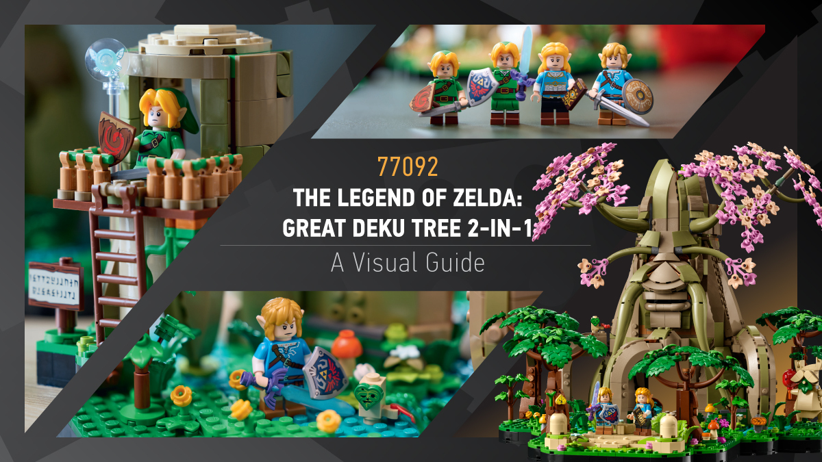 LEGO 77092 The Legend of Zelda: Great Deku Tree 2-in-1 visual tour and gallery