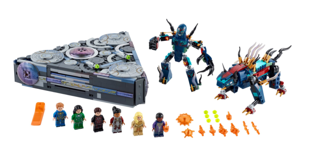 LEGO Marvel Eternals 76156 Rise of the Domo contents 1024x521