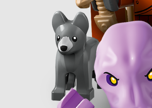 lego collectible minifigures 71047 Dungeons Dragons Strahd von Zarovich dog