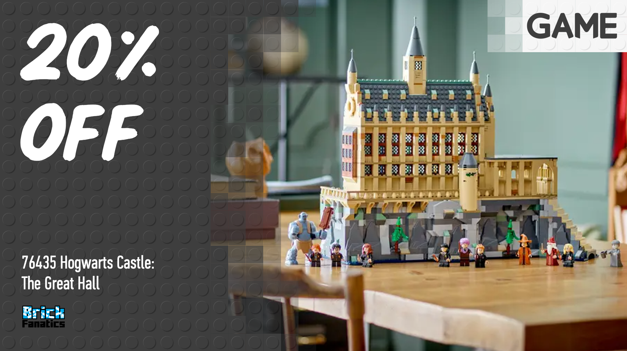 First discount on biggest section of new LEGO Harry Potter Hogwarts Castle