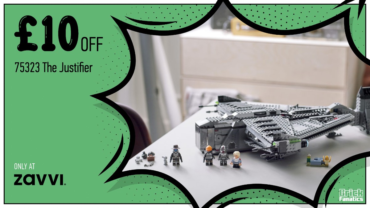 Fly over to Zavvi and save £10 on LEGO Star Wars 75323 The Justifier