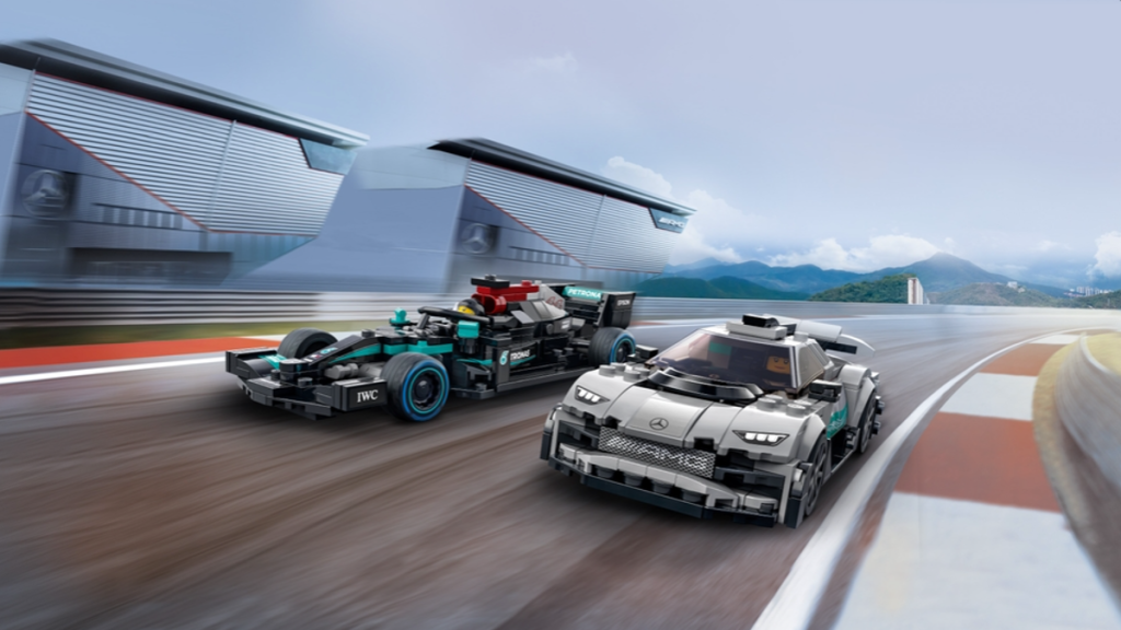 LEGO Speed Champions 76909 Mercedes AMG F1 W12 E Performance Mercedes AMG Project One featured image 1024x576