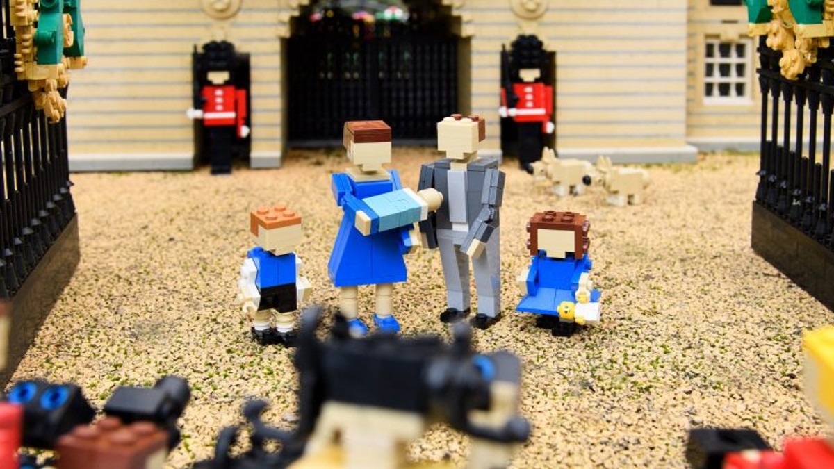 Duke and Duchess of Cambridge use LEGO to announce a new trip