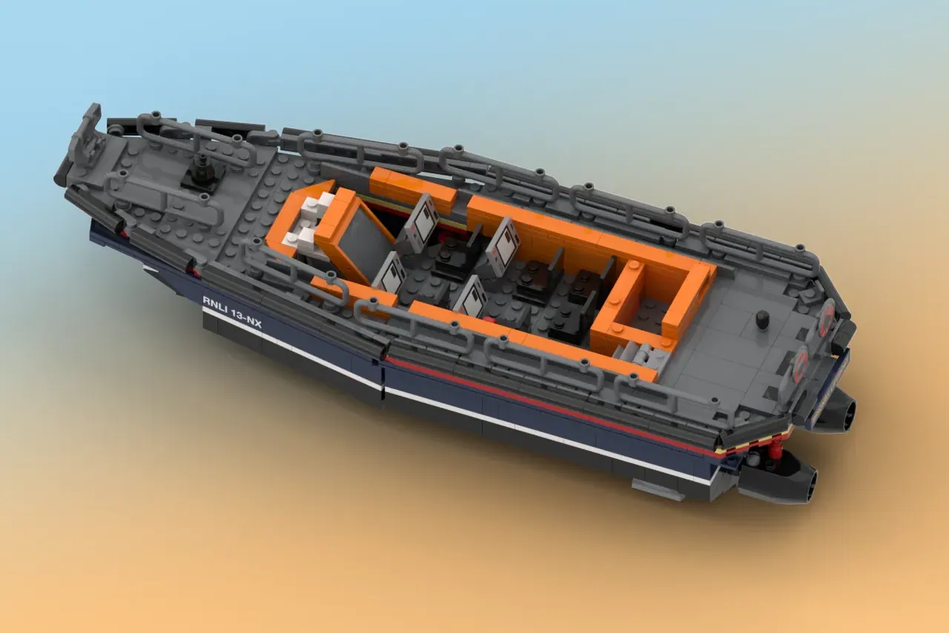 LEGO Ideas of RNLI Shannon Class Lifeboat 9