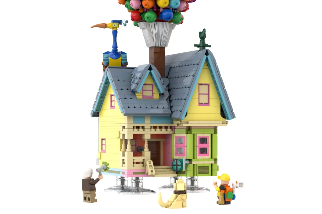 LEGO Ideas Pixars Up House with Balloons 4 1024x682