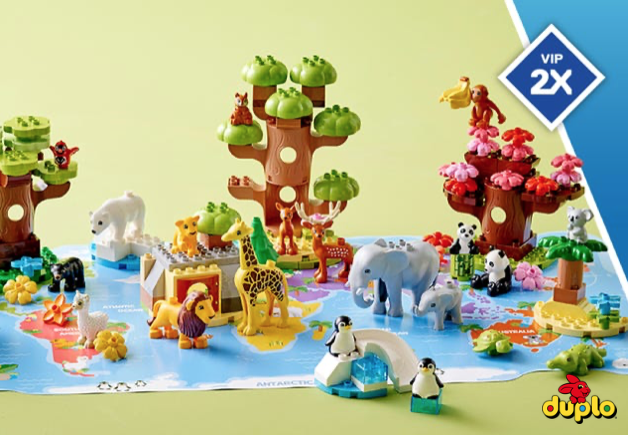 10975 Wild Animals of the World double VIP points