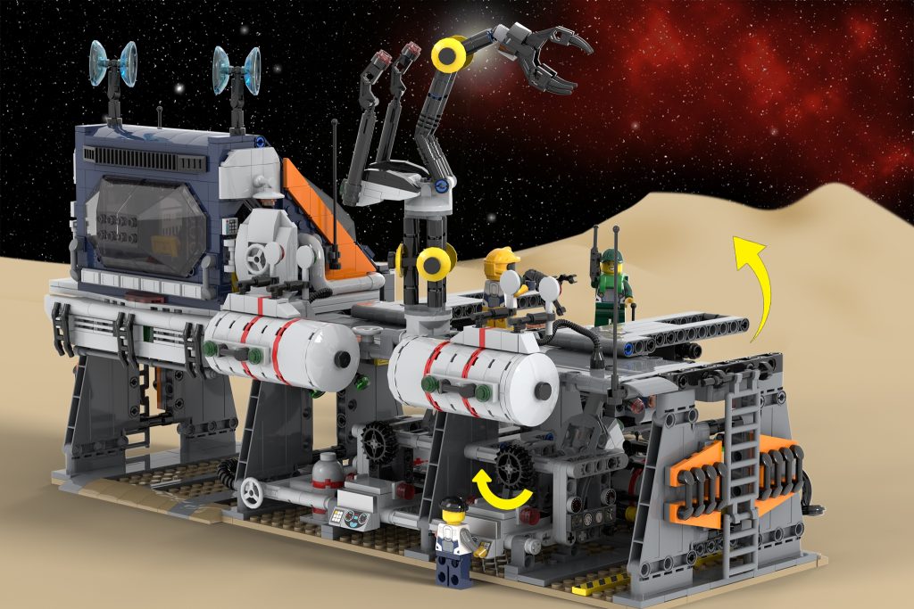 lego Bricklink designer program series 2 Space Supply Station Gamma 2 1024x683