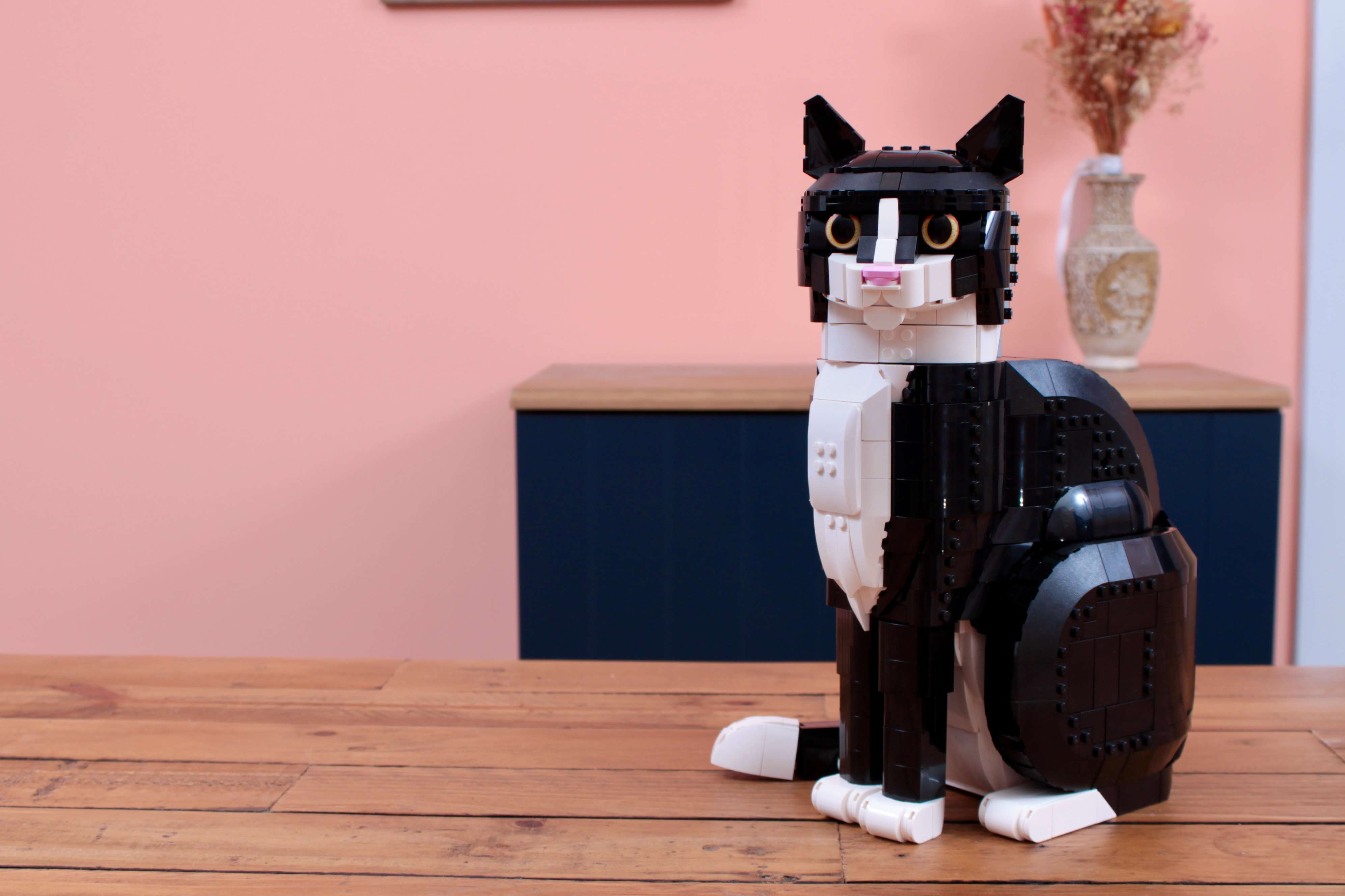 Five LEGO Ideas 21349 Tuxedo Cat secrets we learned from the designers 