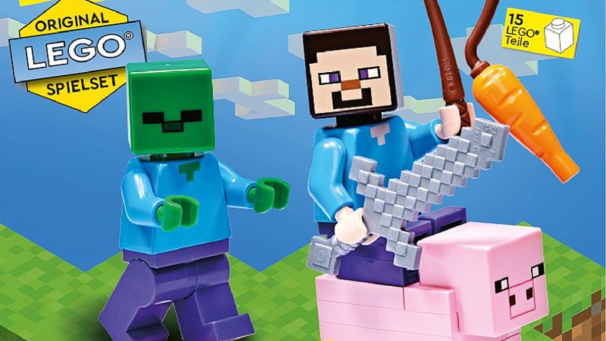 The first LEGO Minecraft magazine is available now