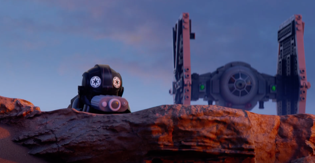 LEGO Star Wars X wing vs TIE Fighter Celebrate the Season short 1 1024x530