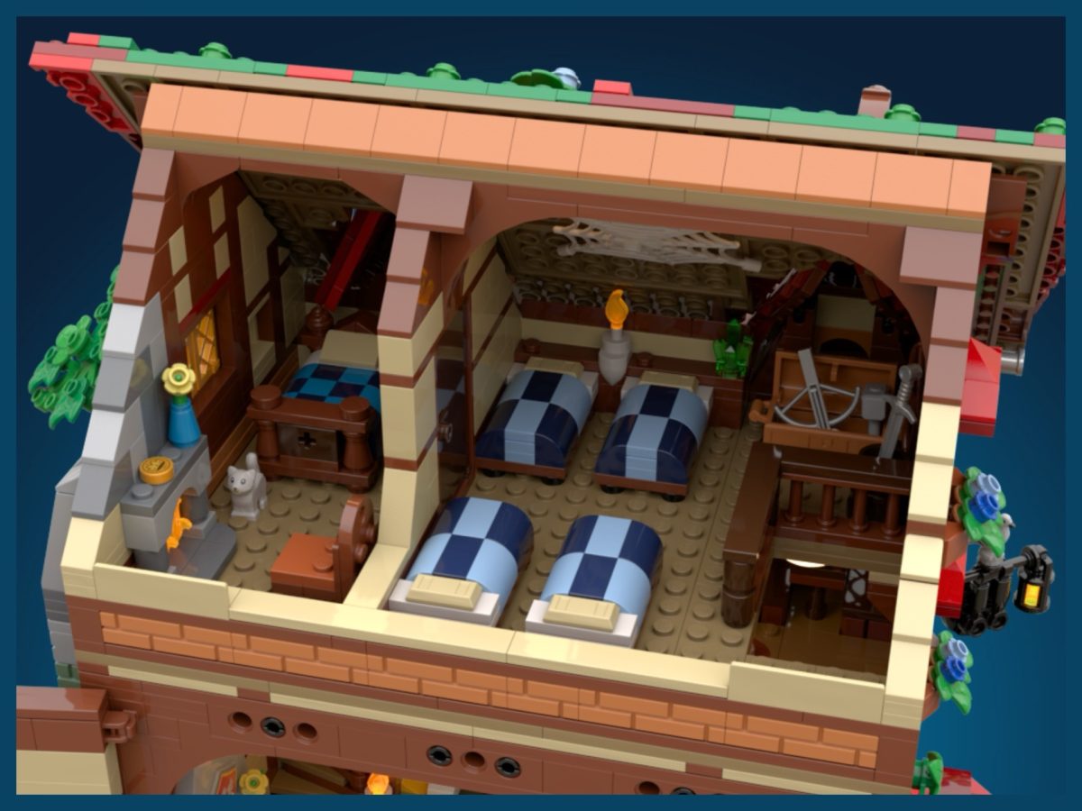 LEGO BrickLink Series 9 Sleepy Dragon Inn 8 1200x900