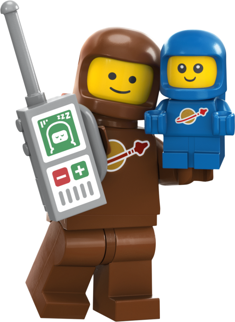 LEGO Collectible Minifigures 71037 Series 24 Brown Astronaut and Spacebaby 749x1024