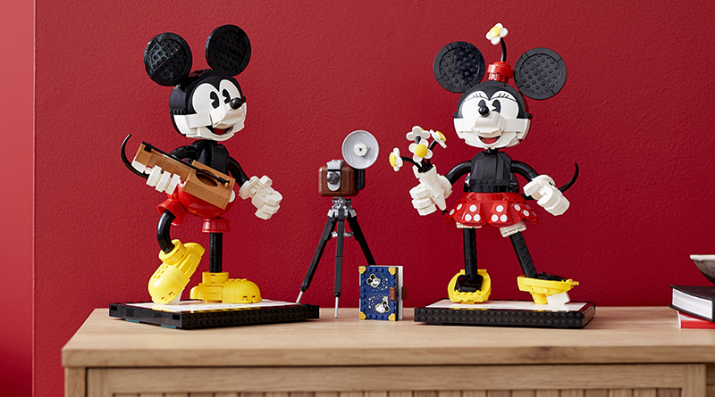 LEGO Disney 43179 Mickey Mouse and Minnie Mouse Buildable Characters available now