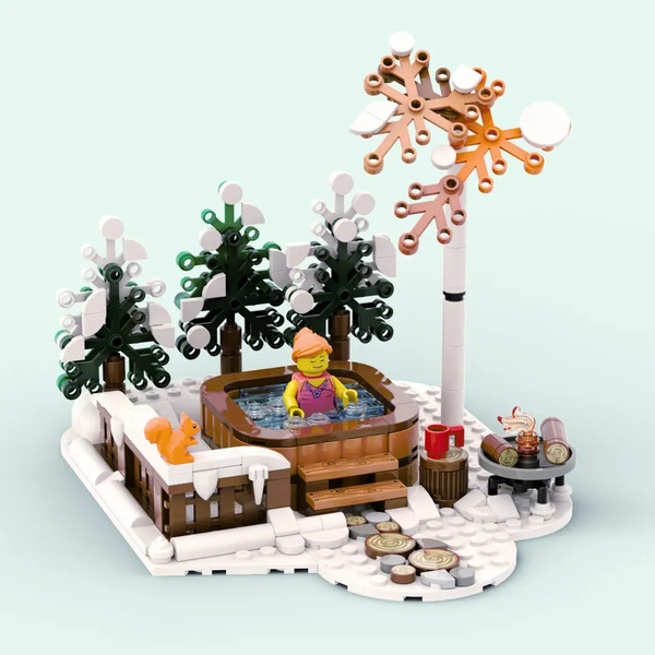 RELAXING IN WINTER SPA BY JAYBRICKS2019