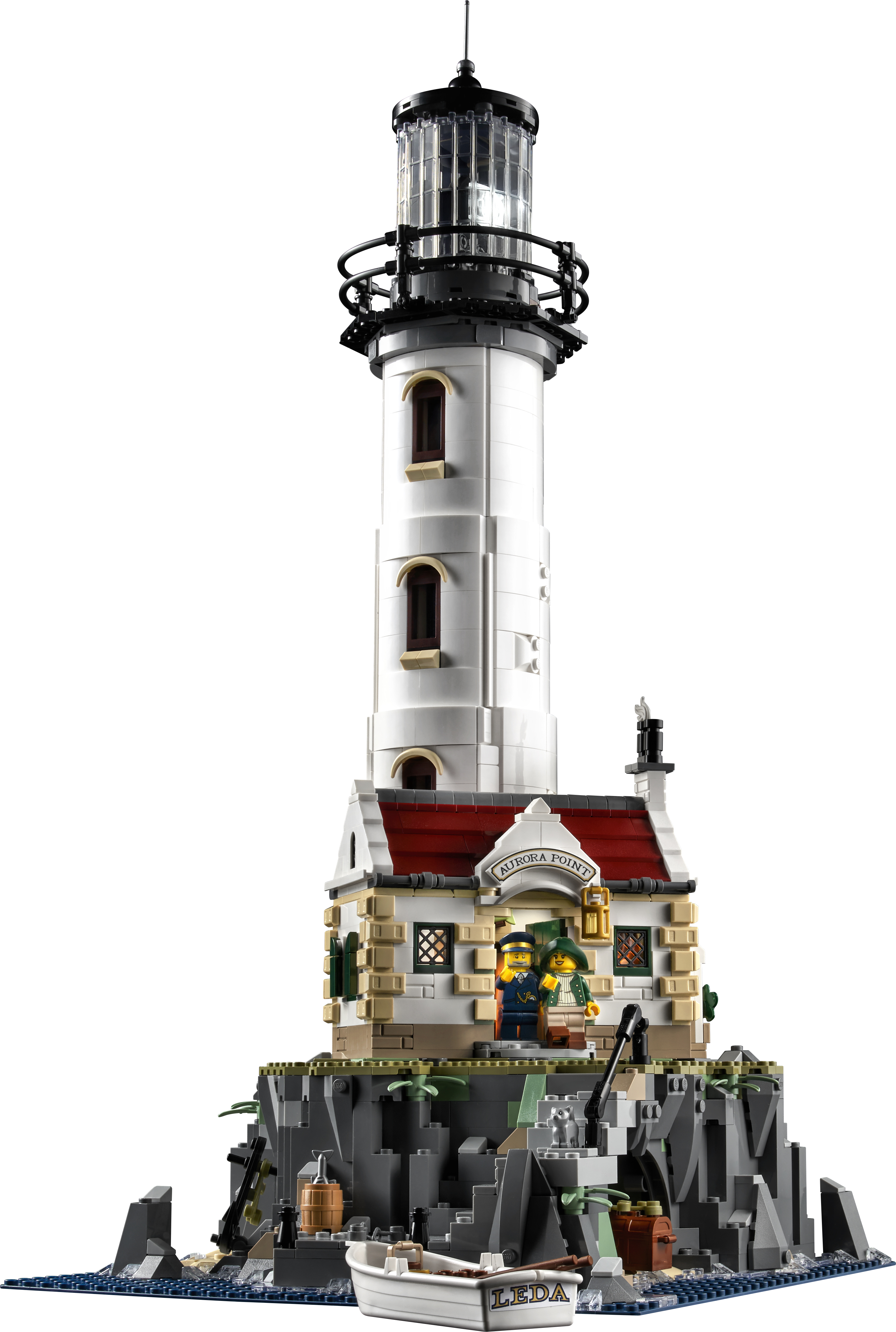 LEGO Ideas 21336 Motorised Lighthouse contents