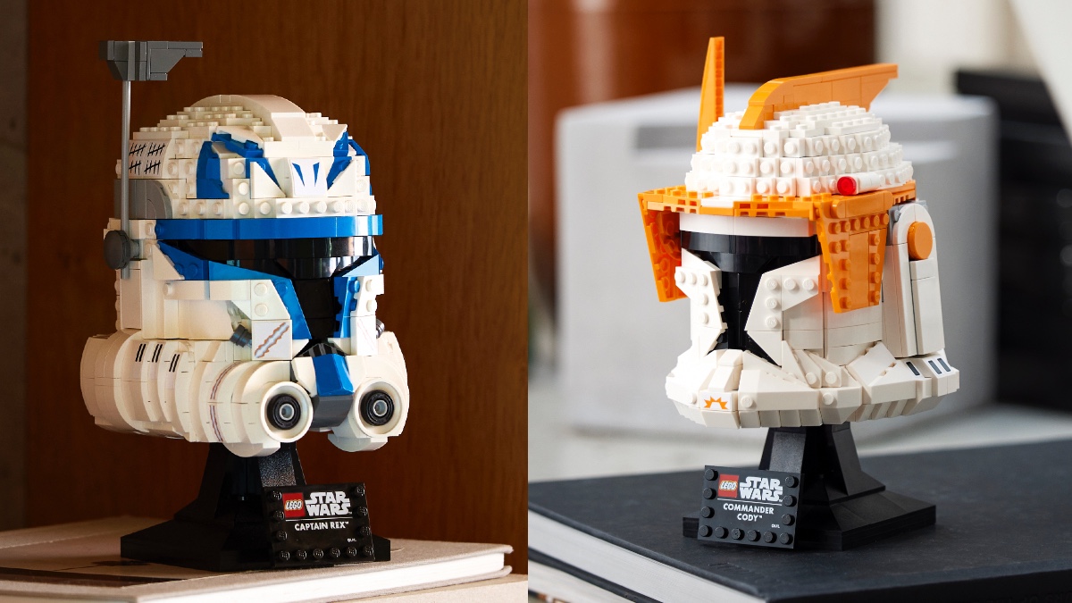 All three new LEGO Star Wars helmets required serious attention-to-detail